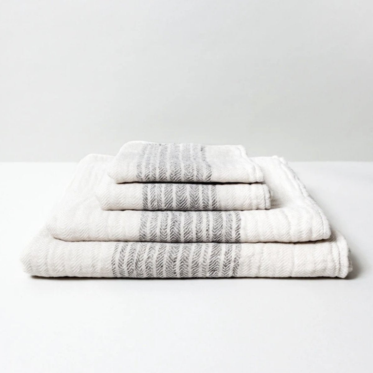 Flax Line Hand Towel Medium - Homebody Denver