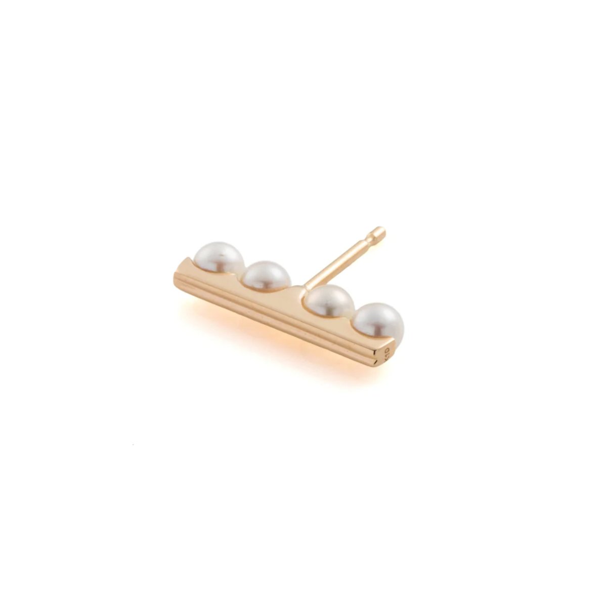 Hirotaka Single Beluga Four Pearl Earring - Homebody Denver
