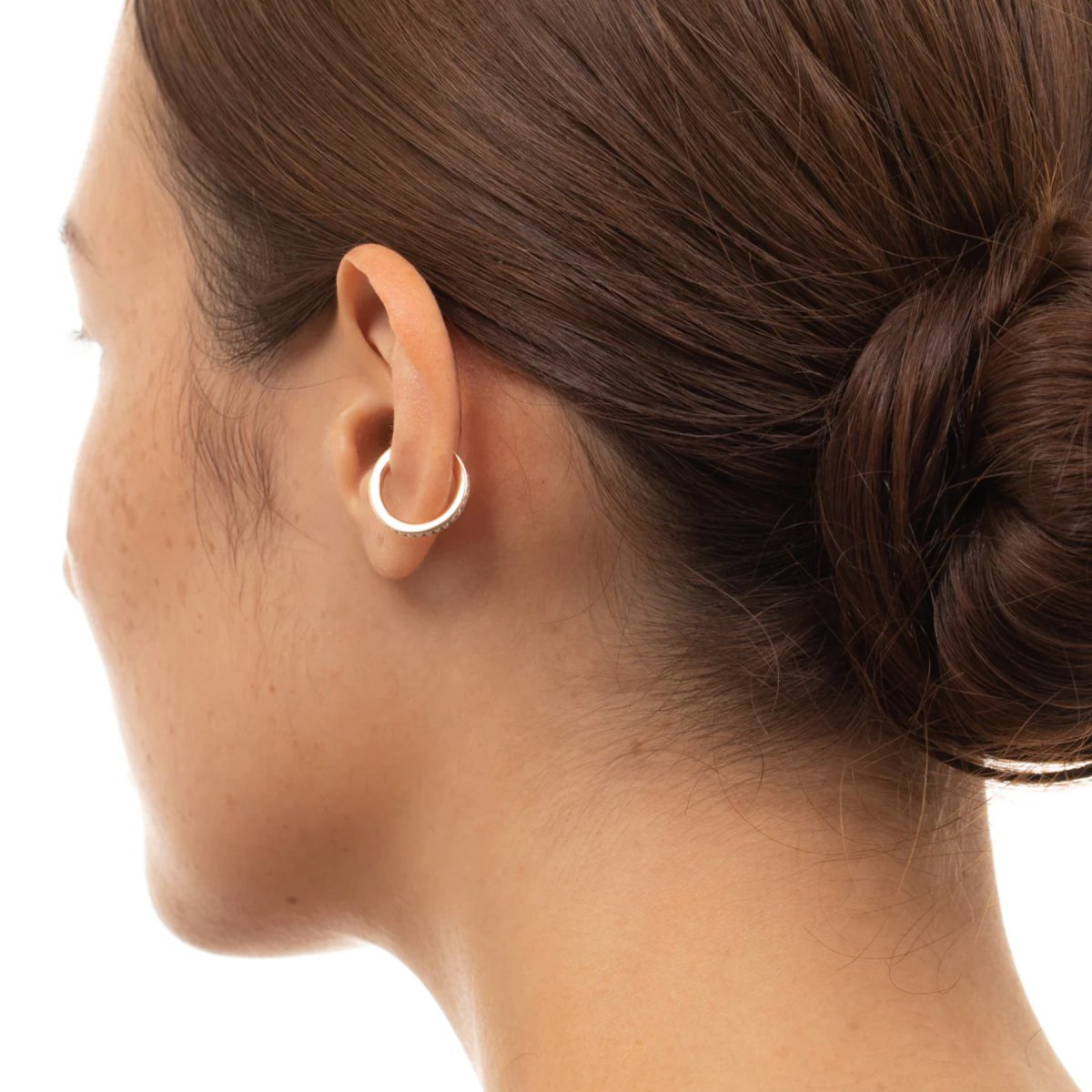 Hirotaka Single Caviar Pearl Ear Cuff M - Homebody Denver