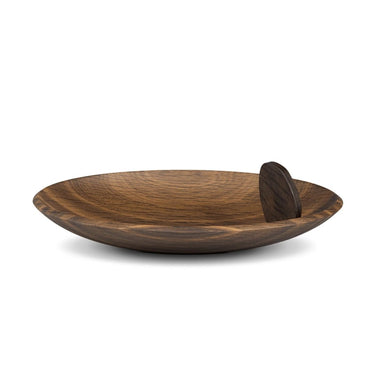 Kelly Behun Smoked Oak Oval Bowl 12" - Homebody Denver