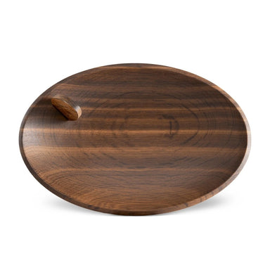 Kelly Behun Smoked Oak Oval Bowl 12" - Homebody Denver