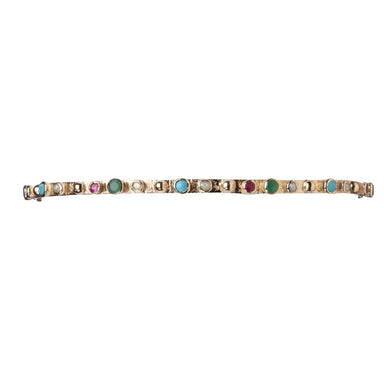 Khany Bracelet, 14karat Gold and Semi-Precious Stones - Homebody Denver