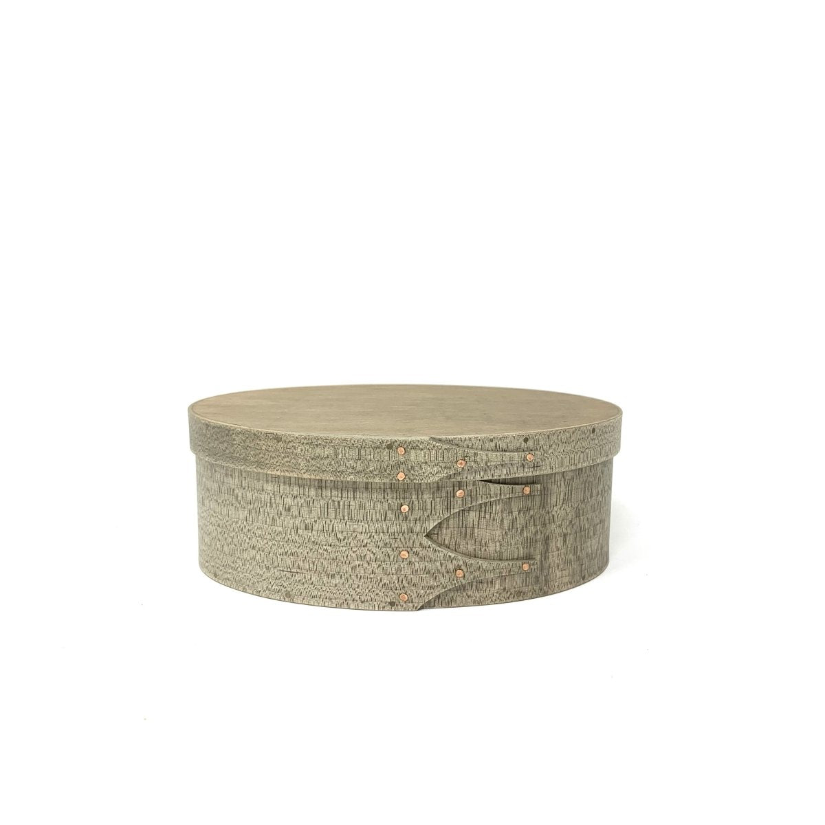 Large Grey Oval Shaker Box - Homebody Denver