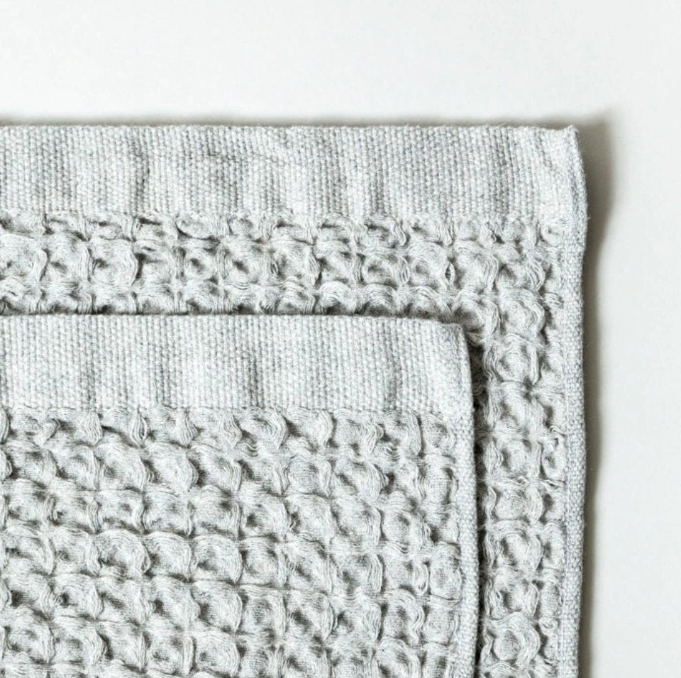 Lattice Linen Bath Towel XL - Homebody Denver