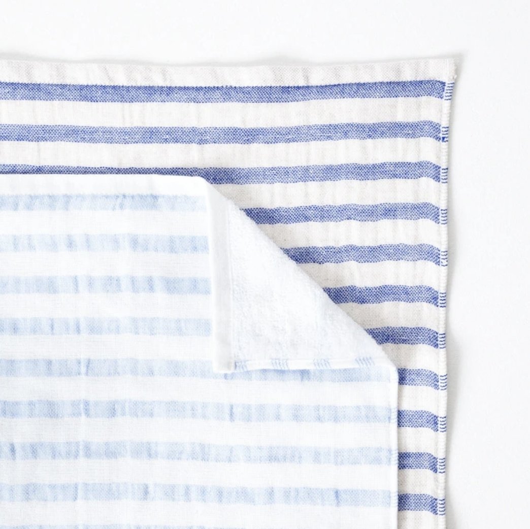 Linen Border Washcloth Small - Homebody Denver