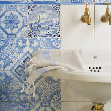 Linen Hammam Hand Towel 12" x 20" - Homebody Denver