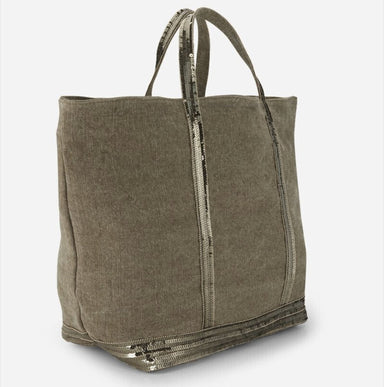 Linen Tote Large with Sequins - Homebody Denver