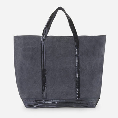 Linen Tote Large with Sequins - Homebody Denver