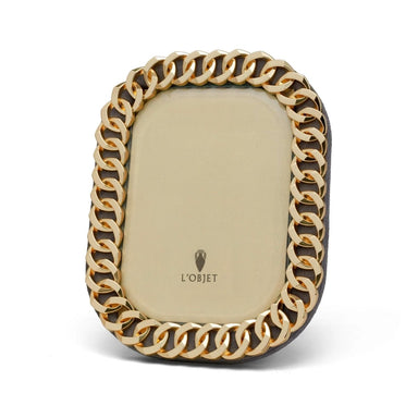 L'Objet Cuban Link Gold Frame 5" x 7" - Homebody Denver