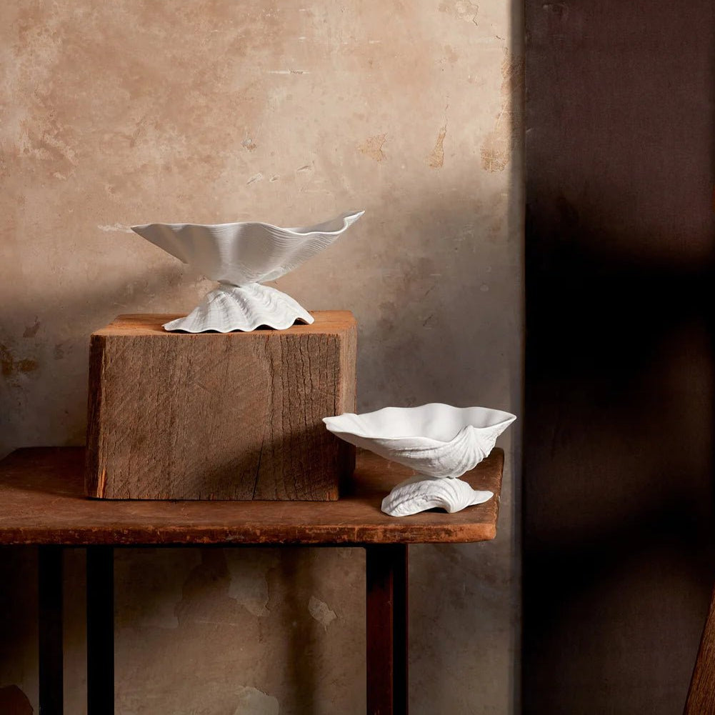L'Objet Neptune Bowl, White, Medium - Homebody Denver