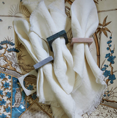 Marble Napkin Rings Set of 2 - Homebody Denver