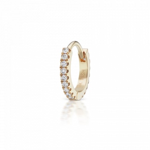 Maria Tash Single 6.5mm Diamond Eternity Ring, 18K - Homebody Denver