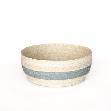 Nido Basket with Stripe diameter 20" x 8"h - Homebody Denver