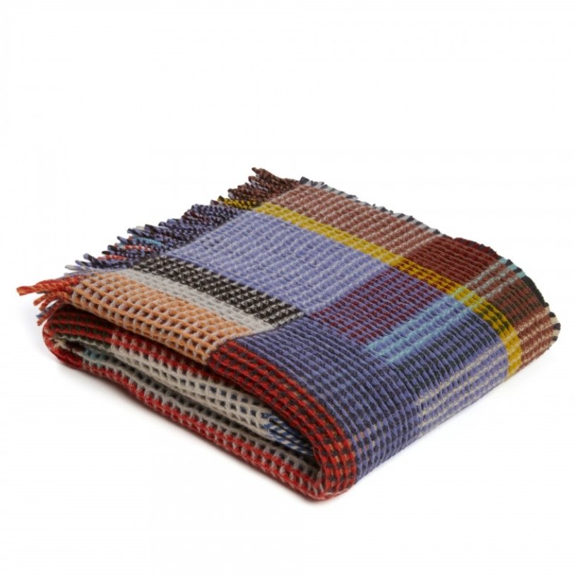 Wallace Sewell Octavia Small Lambswool Honeycomb Throw - Homebody Denver