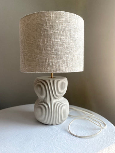 Organic Table Lamp #1, Ceramic Base - Homebody Denver