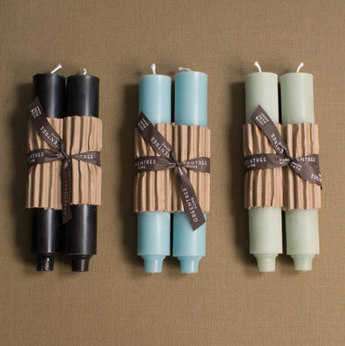 Pair of Column Candles. 9" x 1.5" - Homebody Denver