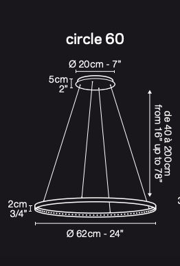 Le Deun Circle Hanging Ceiling Light - Homebody Denver