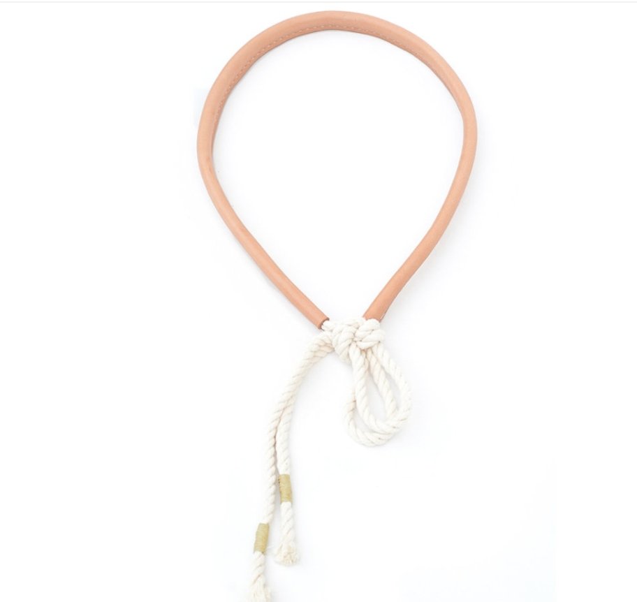 Rope Belt with Leather - Homebody Denver