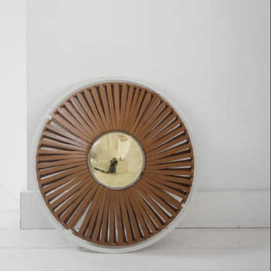 Honoré Deco Round Leather Wall Art - Homebody Denver