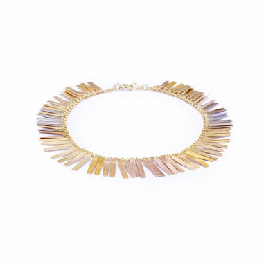 Sia Taylor 18karat Rainbow Gold Sunset Fringe Bracelet - Homebody Denver