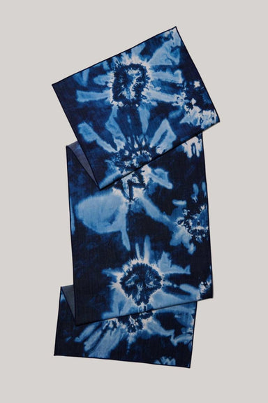 Tie-dye Denim Centerpiece Runner - Homebody Denver