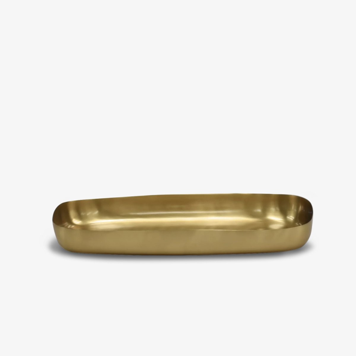 Tina Frey Designs Cuadrado Vanity Tray in Brushed Brass - Homebody Denver