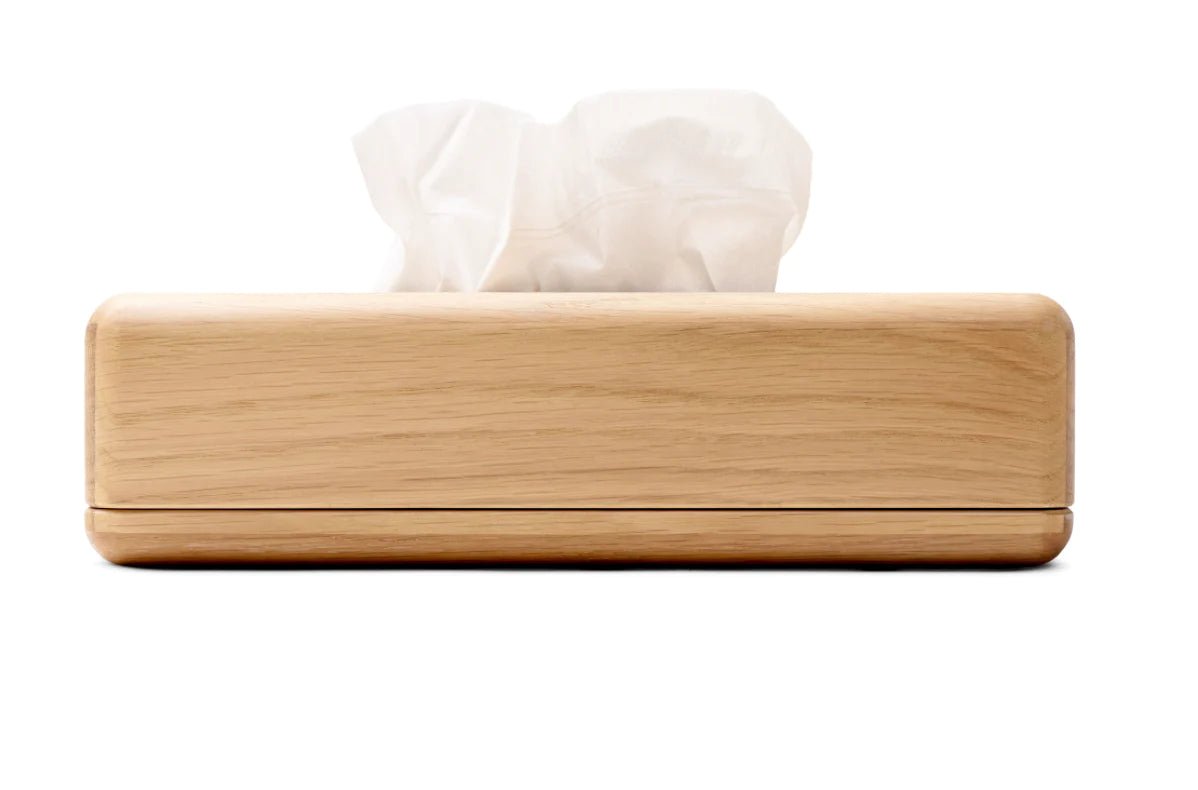 Tissue Box Cover in. Oak - Homebody Denver