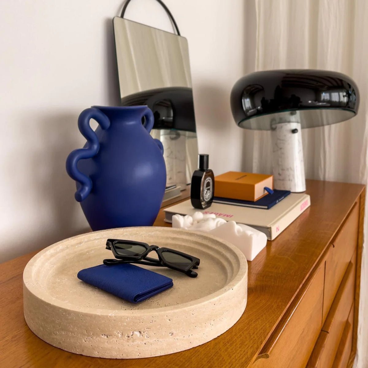 Travertine Object 'Amphi' - Homebody Denver