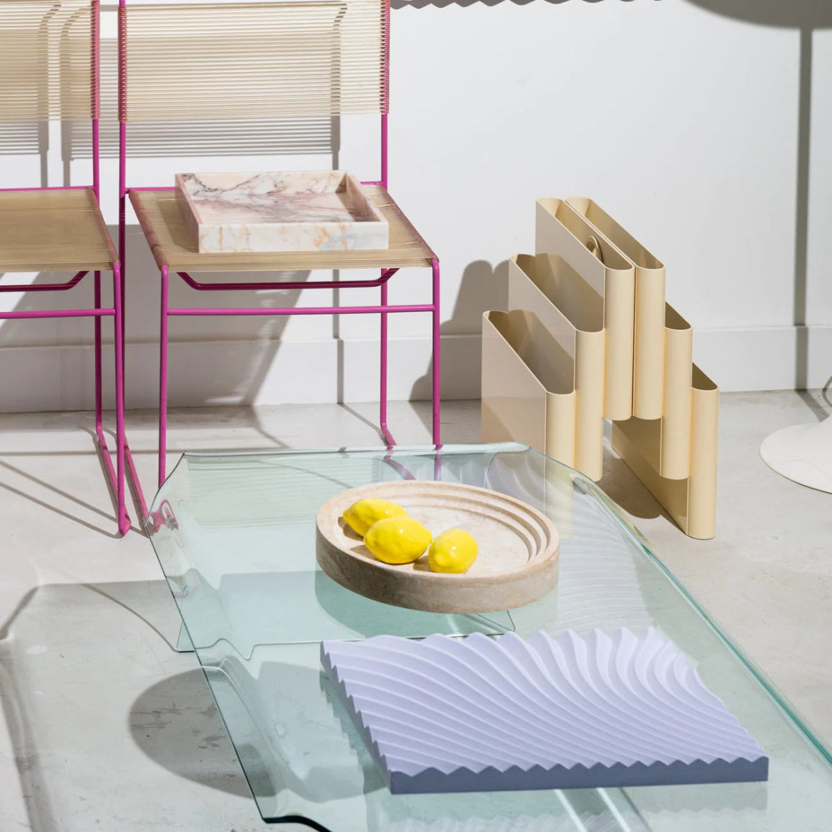 Travertine Object 'Amphi' - Homebody Denver