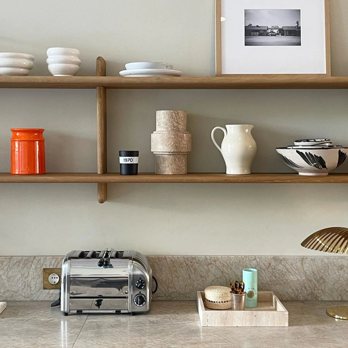 Travertine Object 'Column' - Homebody Denver