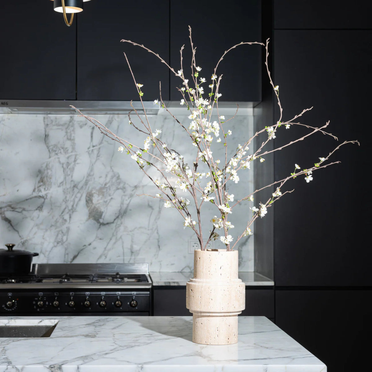 Travertine Object 'Column' - Homebody Denver