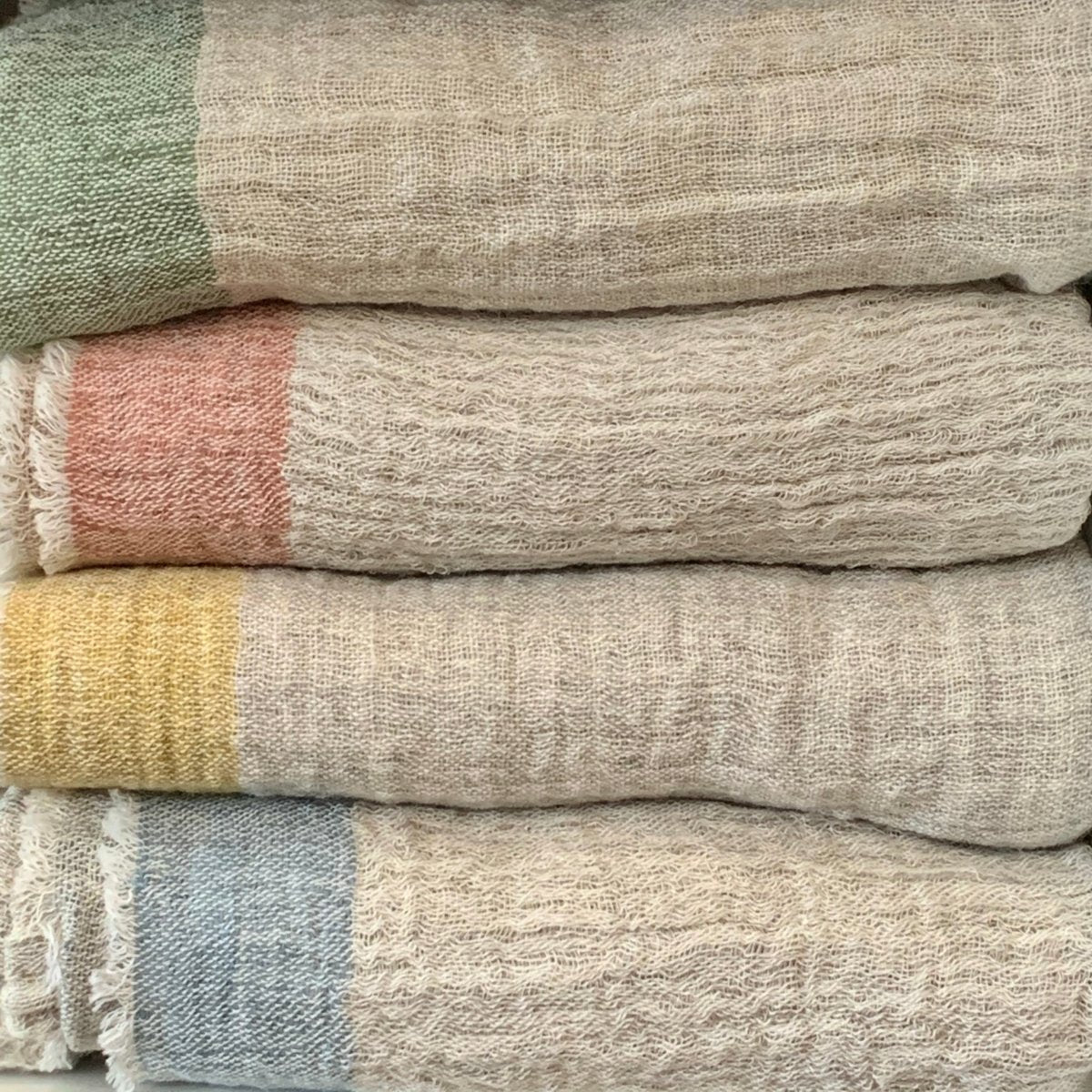 Tuiskut Blanket with Stripe 51" x 79" - Homebody Denver