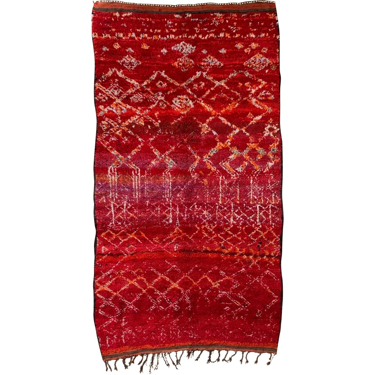 Vintage Berber Rug/Red Tones/ 10.5' x 5.5' - Homebody Denver