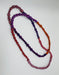 Vintage Silk Kantha Tie Beads Long Necklace - Homebody Denver