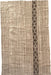 Wool Rug, Grey, Tan and Natural White Melange with Long Geometric Brown Stripe 5'6" x 8'4" - Homebody Denver