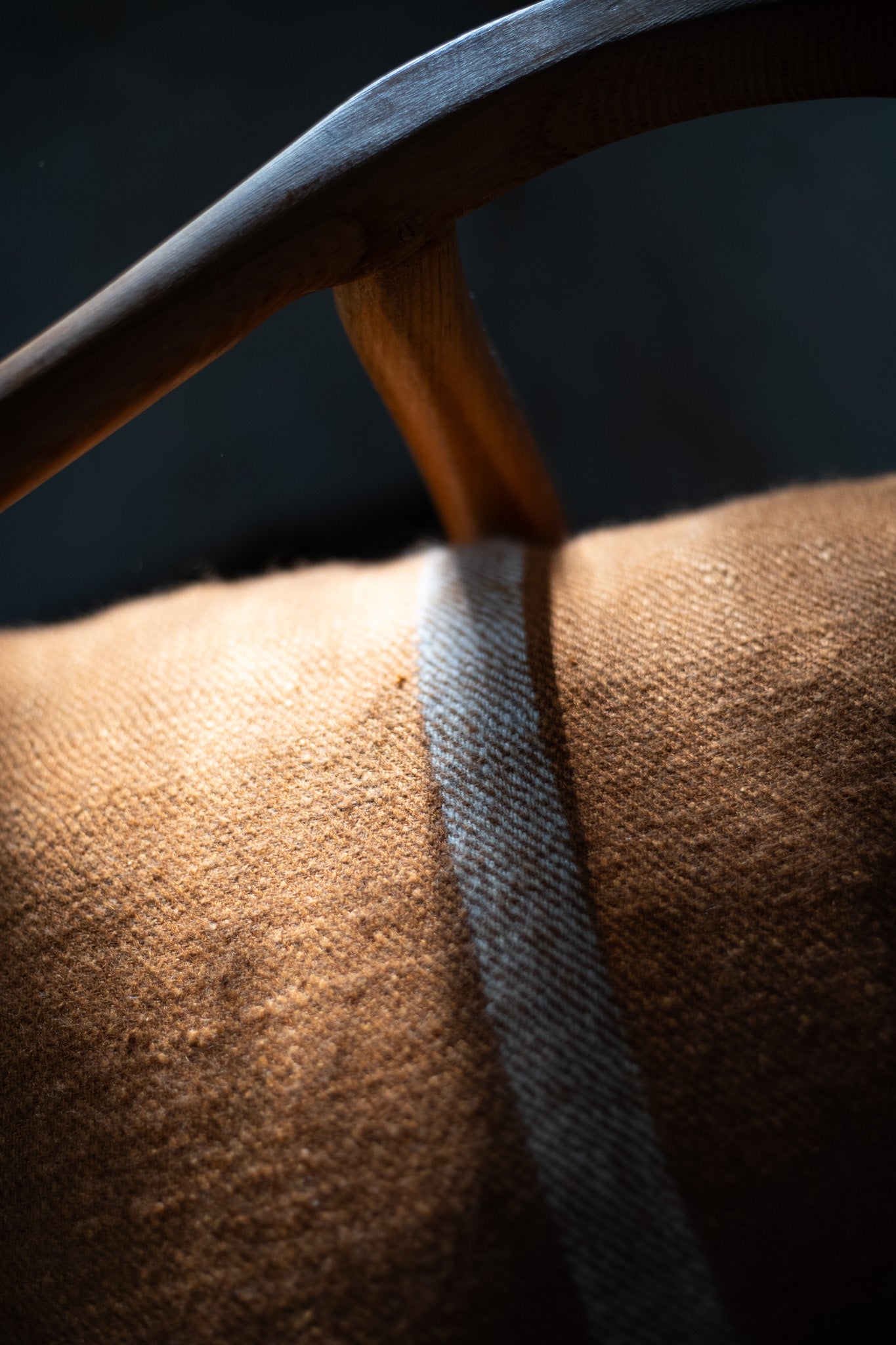 Cashmere Silk Stripe Cushion 20" x 20"
