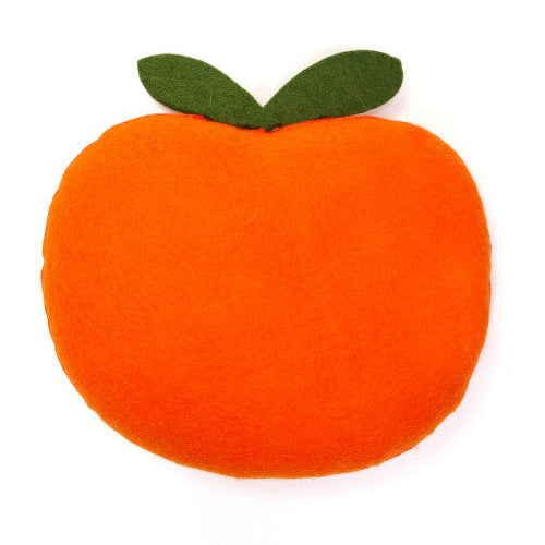 Felted Wool Clementine Cushion 13" x 12"