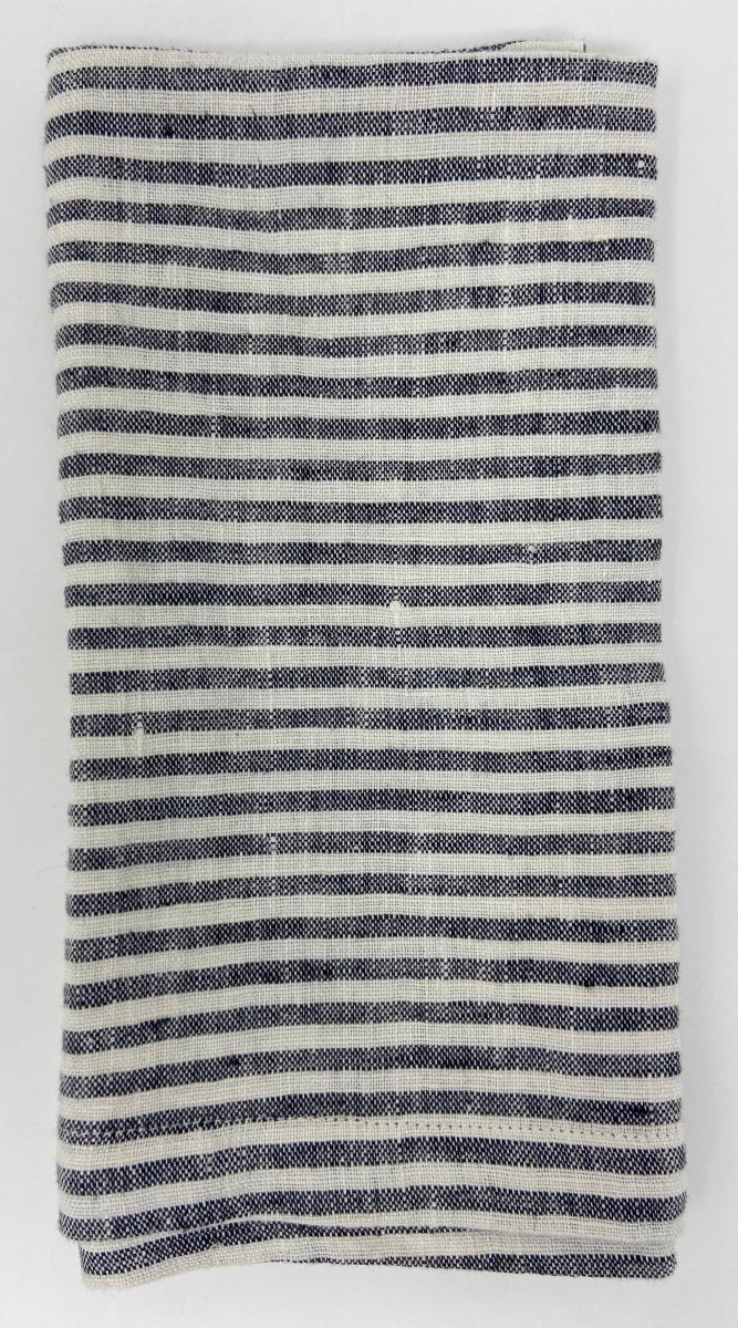 100% Lithuanian Printed Linen Napkins, Set of 4, 18"x18" - Homebody Denver