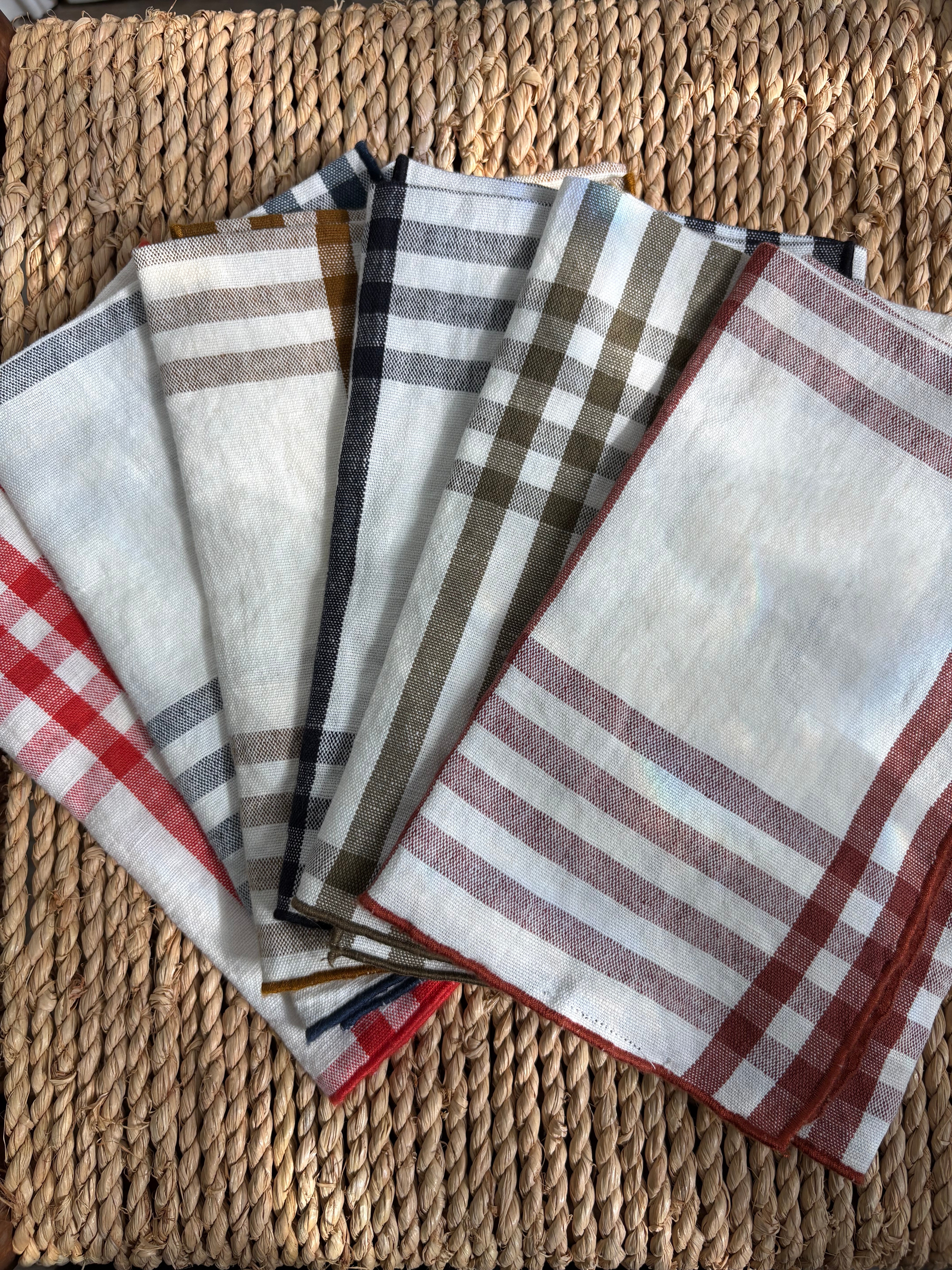 Napkins Bourdon Canvas Mimi Country, Set of 4