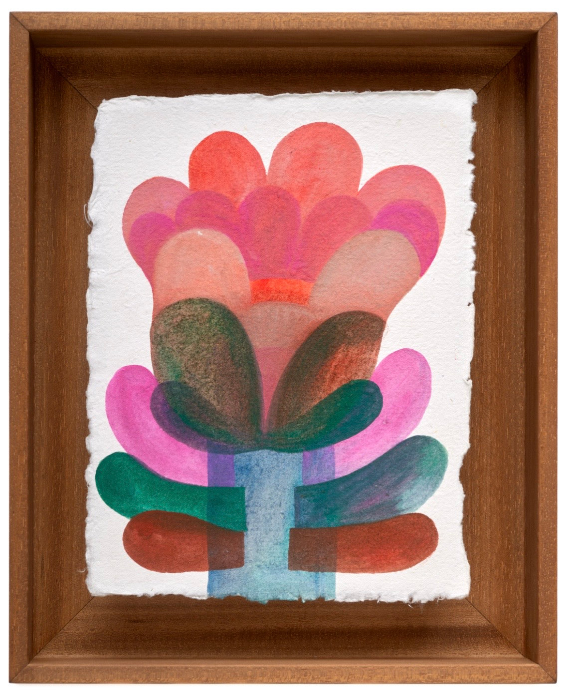 Caroline Rennequin Framed Painting 11.8" × 8.7"