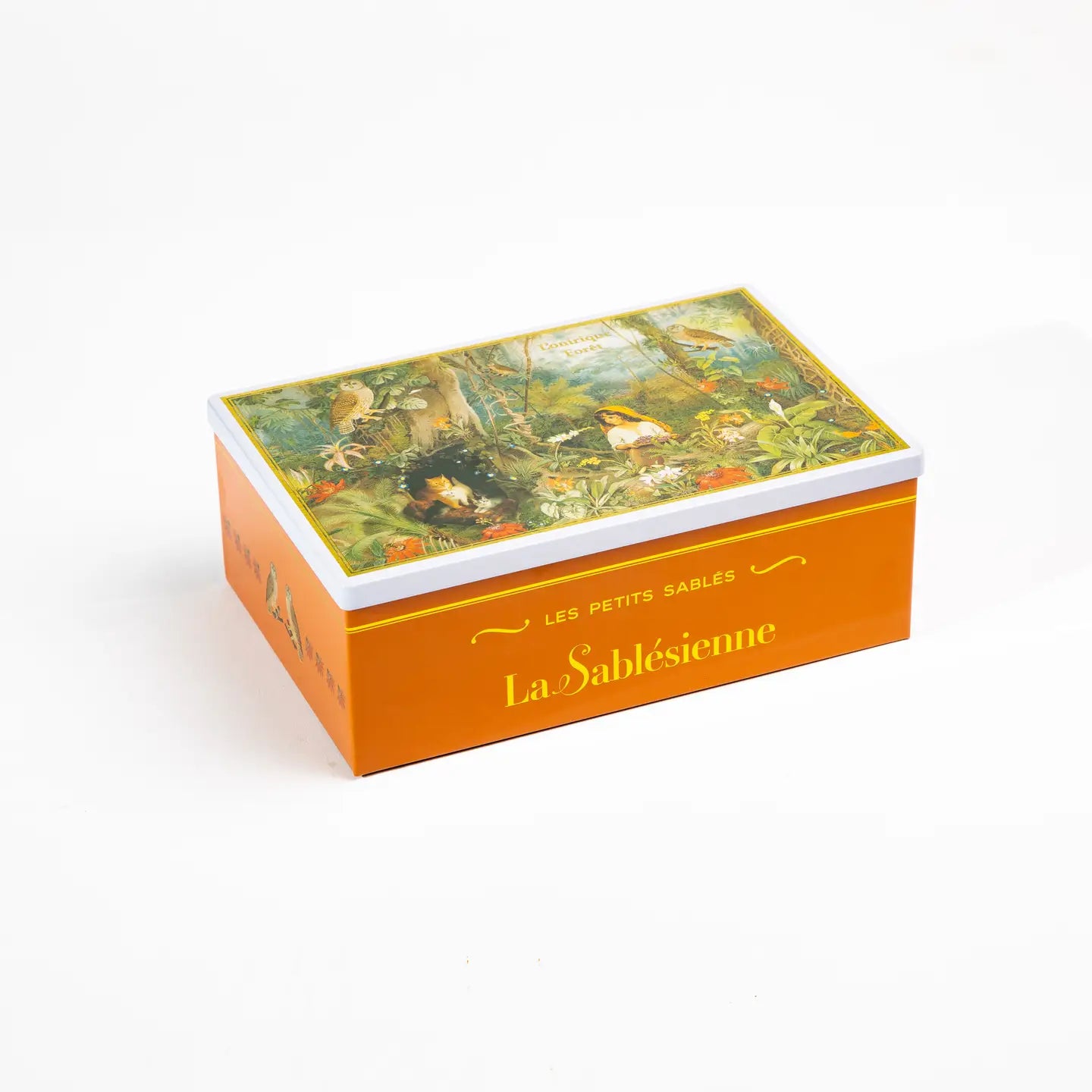 La Sablesienne Shortbread Cookies, "The Dreamlike Forest" Decorative Tin
