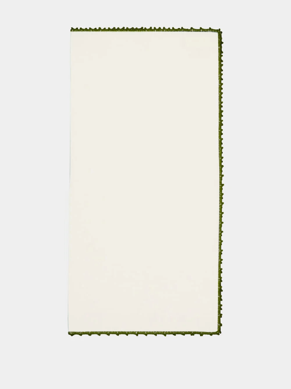 TERESA WHITE LINEN NAPKINS WITH HAND EMBROIDERY, SET OF 4