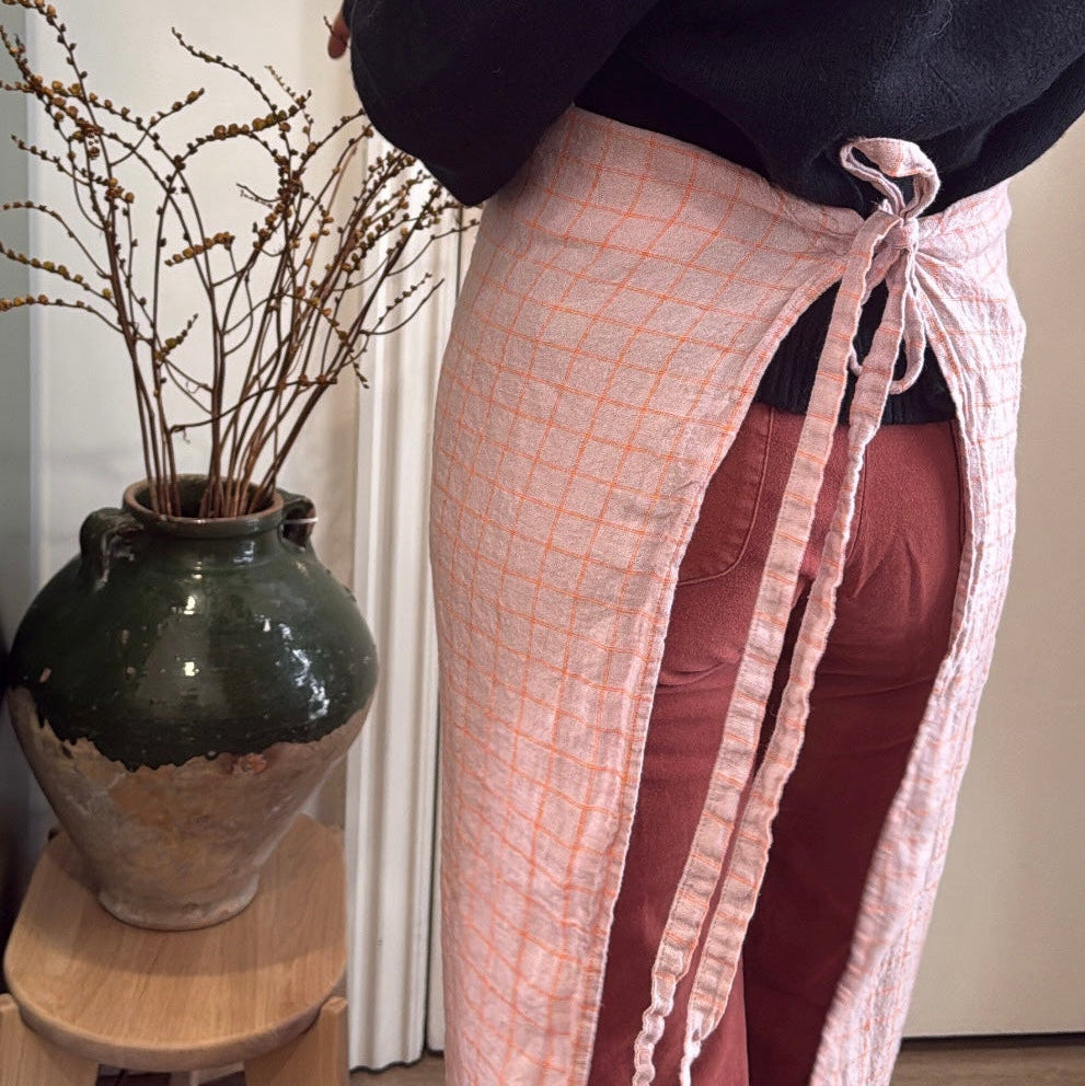 Linge Particulier 100% Linen Patterned Classic Adult Apron