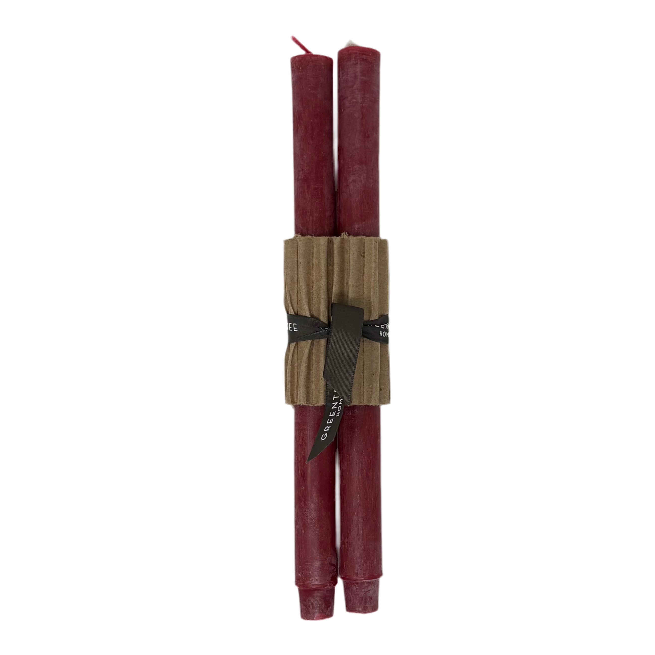 Pair of Beeswax Church Tapers 12"