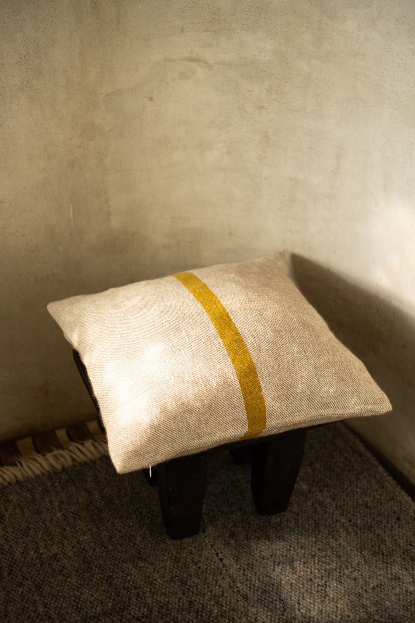 Cashmere Silk Stripe Cushion 20" x 20"