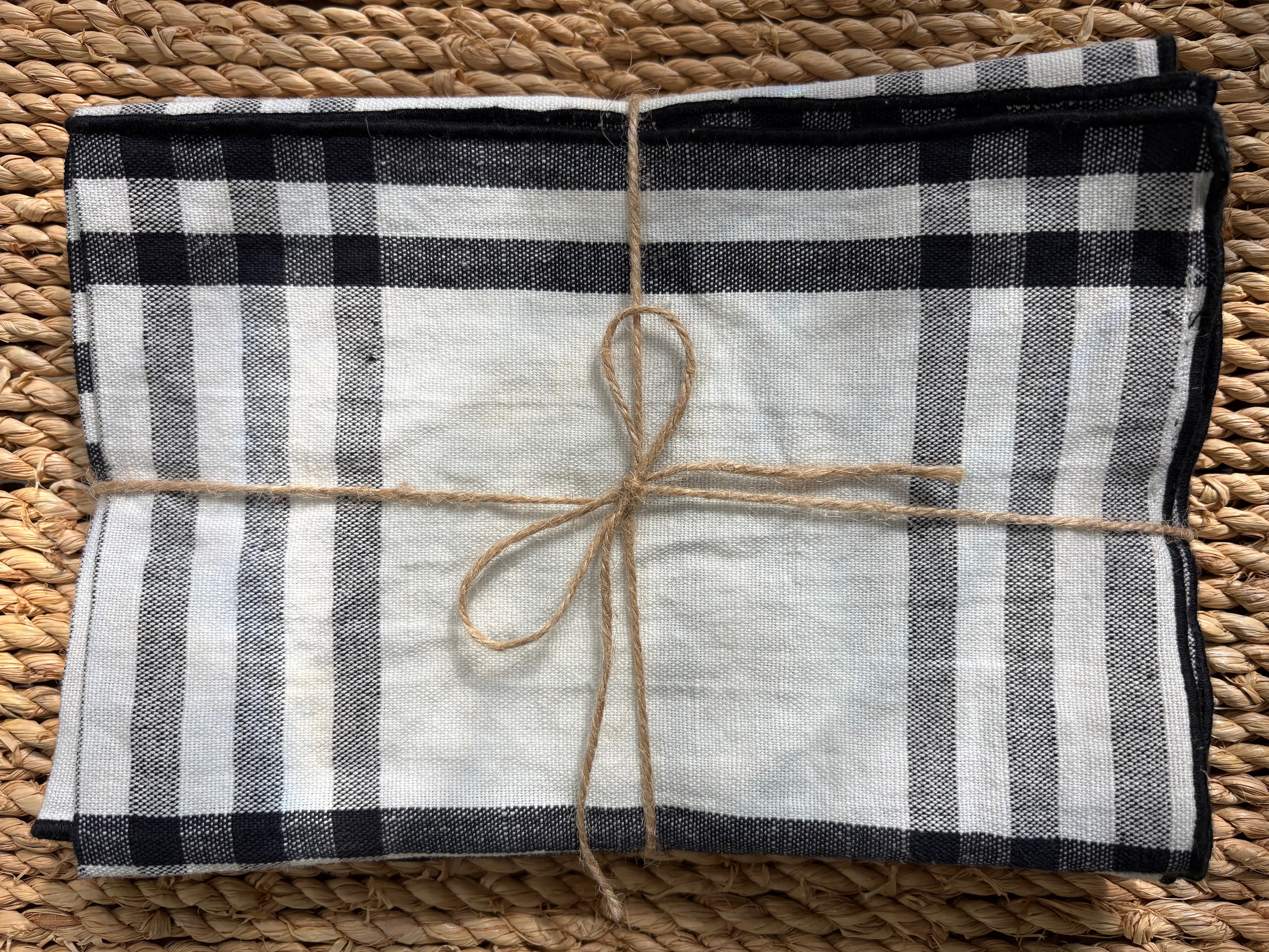 Napkins Bourdon Canvas Mimi Country, Set of 4