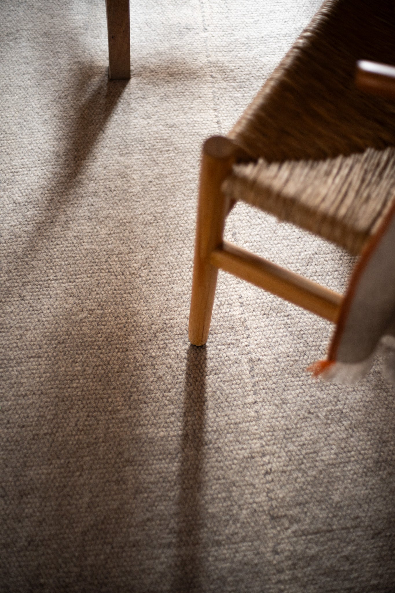 Jagat Grey & Beige Wool Runner 2'6" x 10'