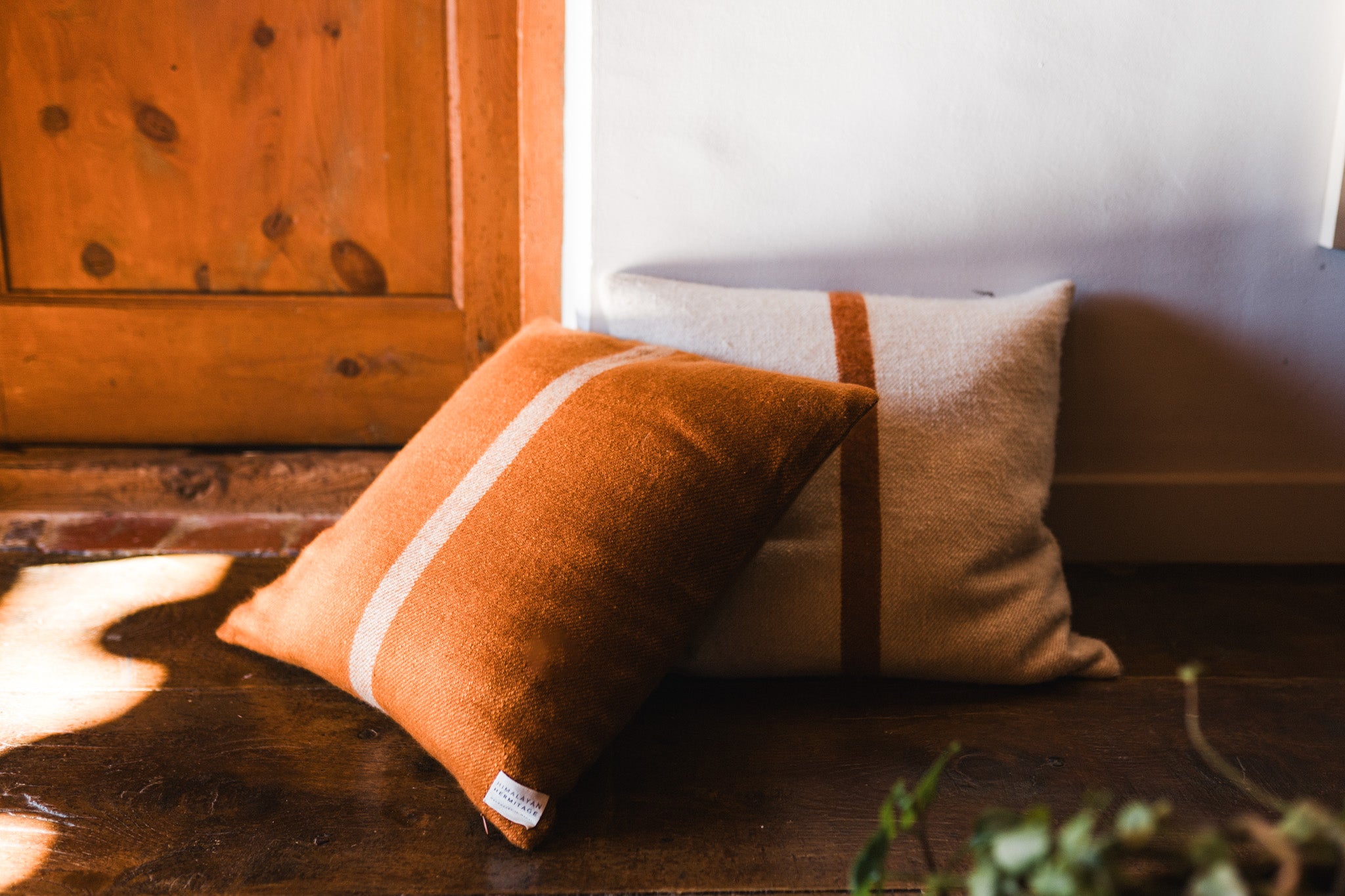 Cashmere Silk Stripe Cushion 20" x 20"