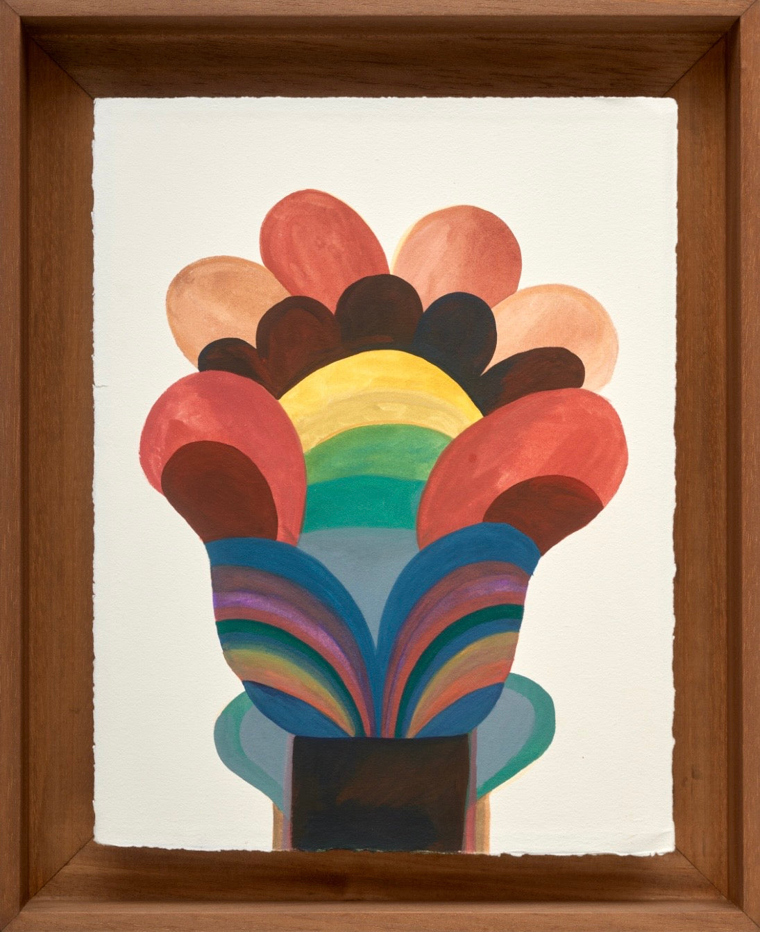 Caroline Rennequin Framed Painting 17.7" × 13.8"