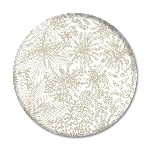 Round Birchwood Tray 15" diameter